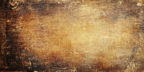 Obraz premium A warm-toned textured background with a mix of browns and yellows offers a rustic and artistic feel, perfect for use in creative design projects and visual artwork.
