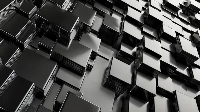 abstract 3d background with squares