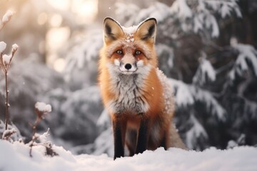 Fox wildlife animal mammal.
