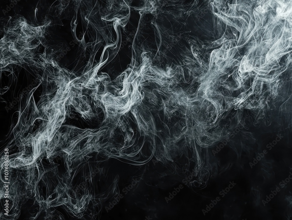 Poster a swirling, ethereal mist dances across a dark backdrop, creating a mysterious and atmospheric effec