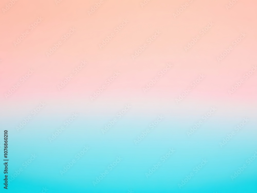 Poster a soft gradient blending peach and teal colors for stunning visual backgrounds.