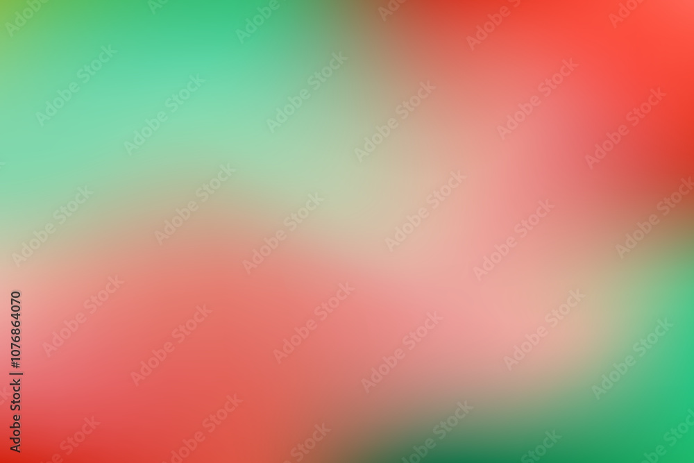 Poster colorful abstract vector gradient. merry christmas and new year background. dynamic green and red gr