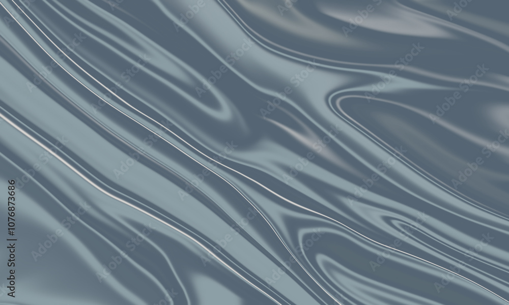 Poster abstract fluid background with flowing, wavy patterns in shades of grey and blue. backdrop banner po