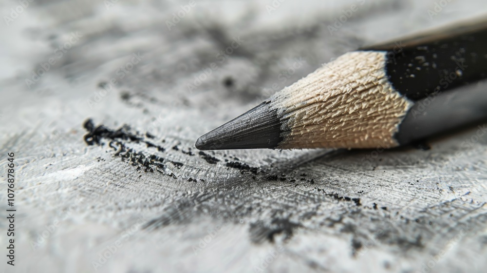 Aufkleber a pencil in augmented reality environment for creative projects generative ai
