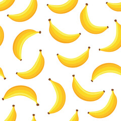 Fresh banana seamless pattern