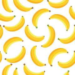 Fresh banana seamless pattern