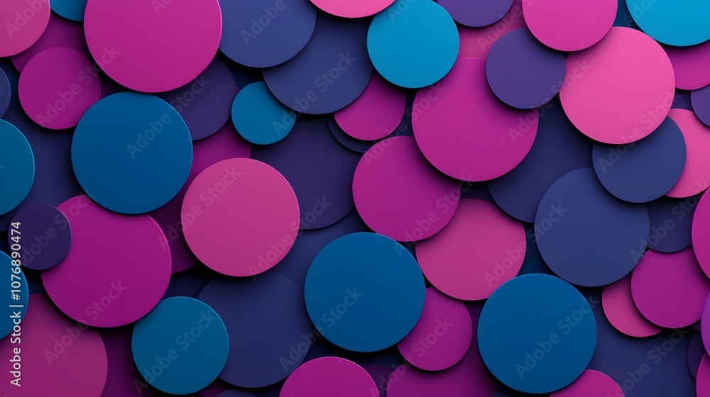 Poster captivating abstract circular gradient pattern in 3d