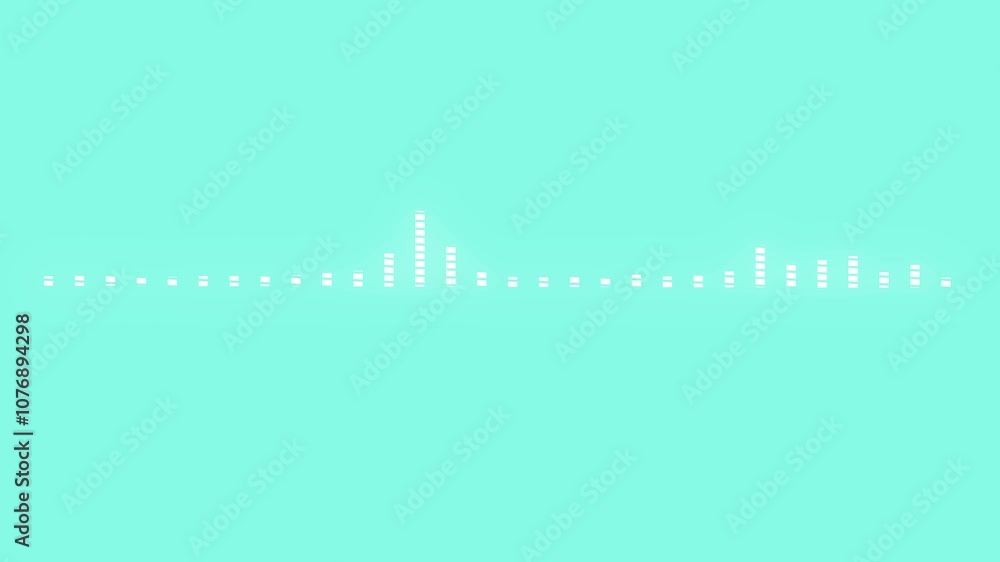 Fototapete digital sound wave equalizer. audio wave concept and design. spectrum line spectral wave design. vib