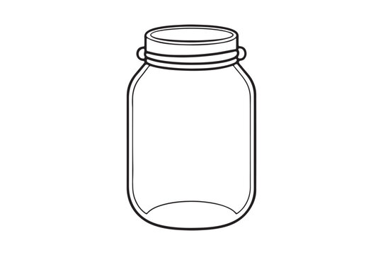 recommend clip art: Mason Jar line art bundle vector illustration, Mason Jar  Silhouette, Mason Jar  PNG