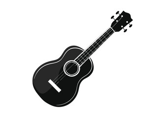 Fototapeta premium acoustic guitar isolated on white