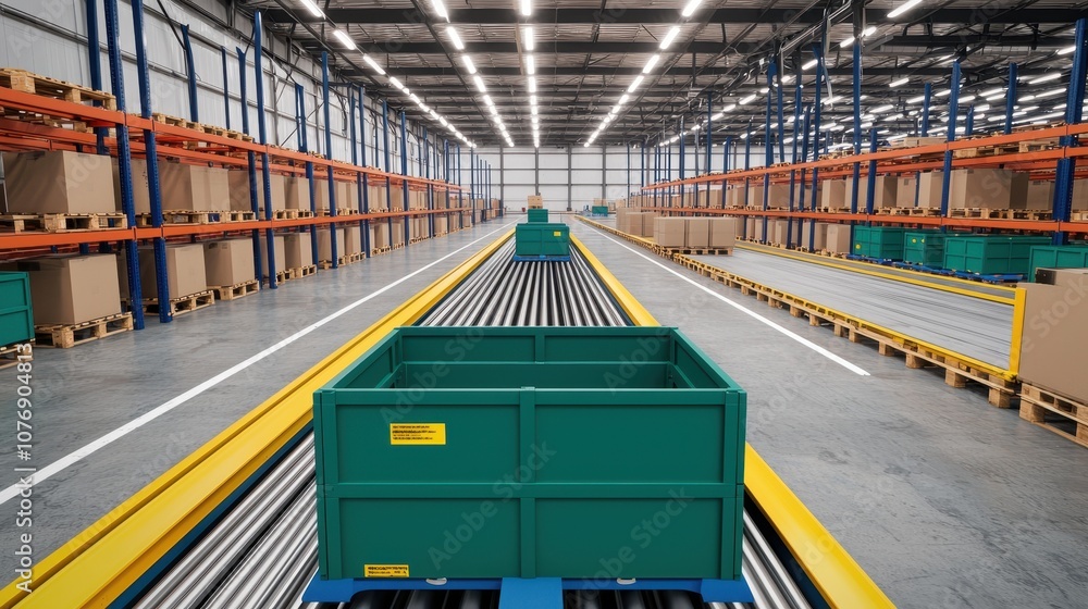 Aufkleber optimize warehouse efficiency with modern storage solutions for streamlined operations
