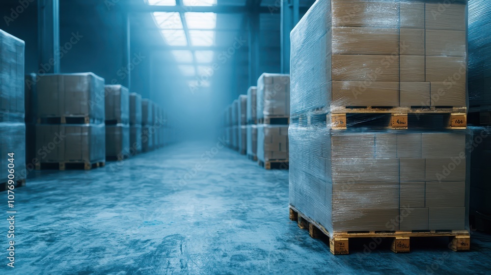 Aufkleber efficient warehouse operations organizing and managing palletized inventory for optimal productivity