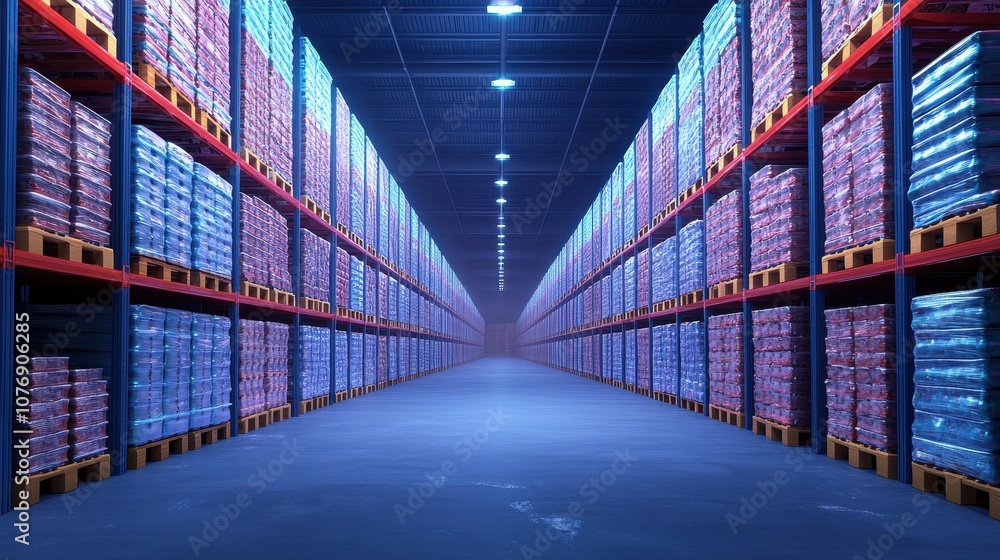 Aufkleber optimize your warehouse efficiency by organizing pallet stacks for better inventory management