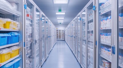 Explore the efficient organization of a modern medical supply warehouse for optimal healthcare delivery