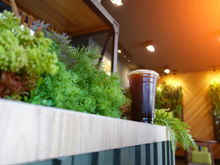 Iced coffee that looks great and tastes delicious.