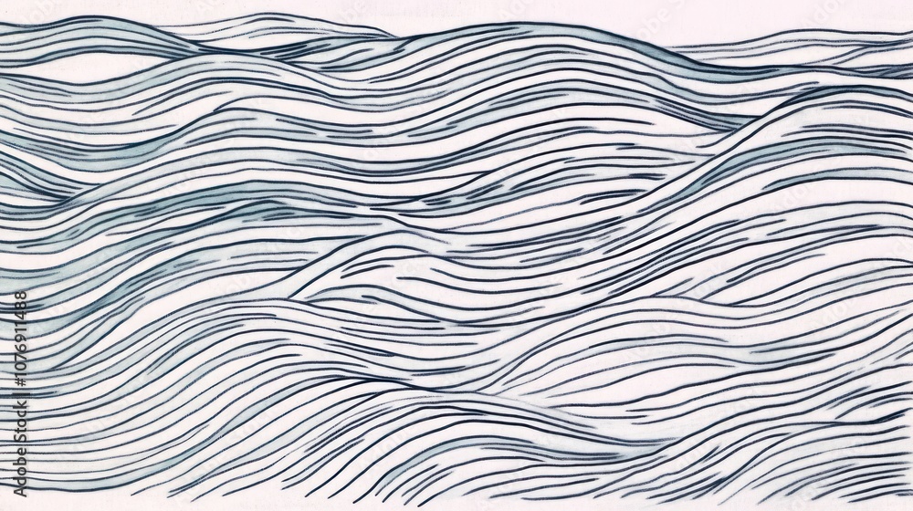Aufkleber background with thin lines pattern drawing design.