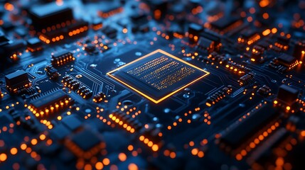 Obraz premium Explore how modern technology powers advanced circuitry