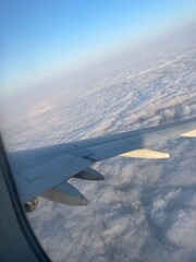 Obraz premium view from airplane window