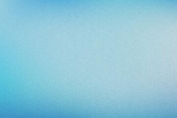 Abstract grainy textured gradient background with light blue tones