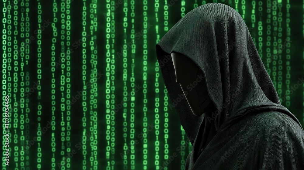 Poster person using encryption tools post-identity theft, securing personal information, data recovery focu