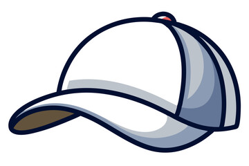  Baseball Cap Cartoon Vector Illustration 