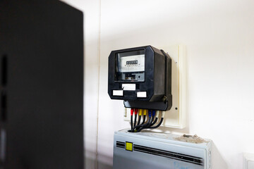 Electric meter Made to Measure Amount of AC power in the house and in industrial plants