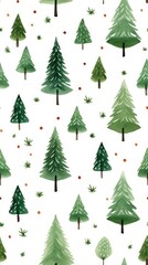 Obraz premium Christmas tree backgrounds pattern.