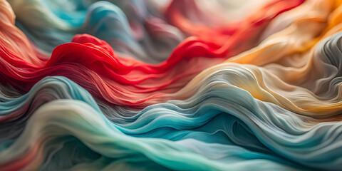 Obraz premium Plain Abstract Watercolor Background Soft Colors Inspiration Epiphany Copy Space Concept Ideal for Ads Magazine Banners Featuring Flowing Colors Symbolizing Creativity Thoughtfulness