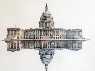 Fototapeta premium The Capitol Building in Washington D.C.