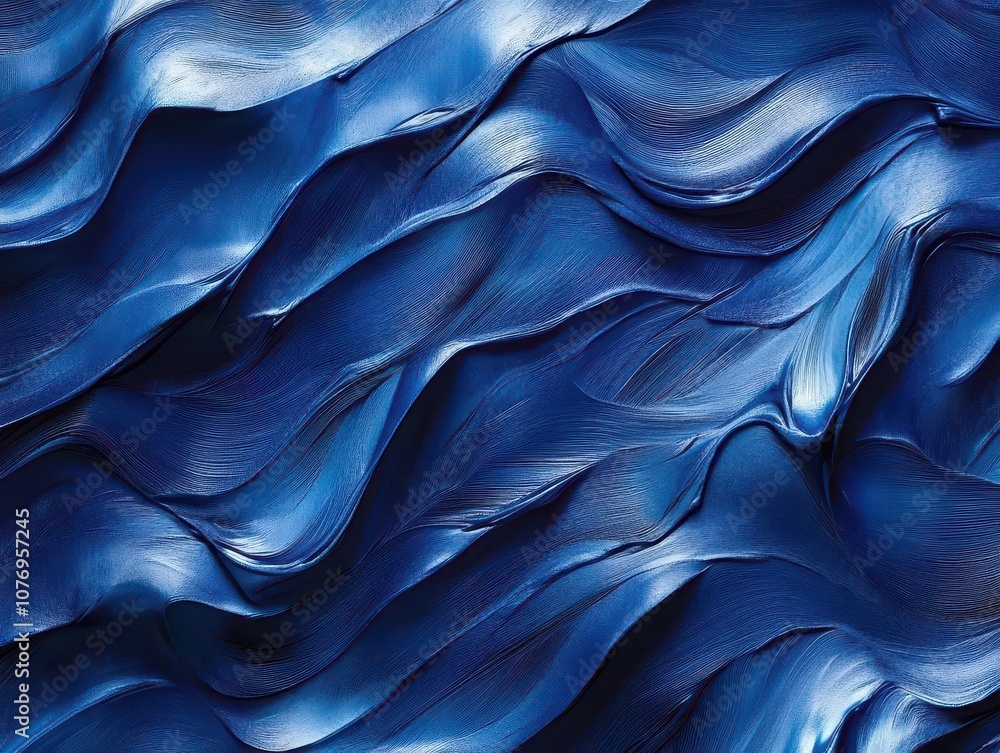 Poster deep blue textured surface with variations in tone, ideal for digital backgrounds or design projects