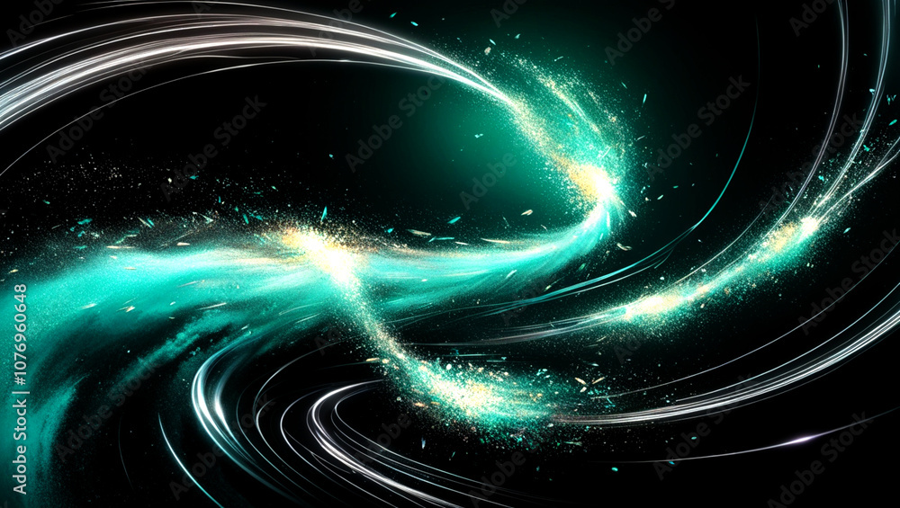 Poster abstract digital wave background representing information technology. dimensional mobility, informat