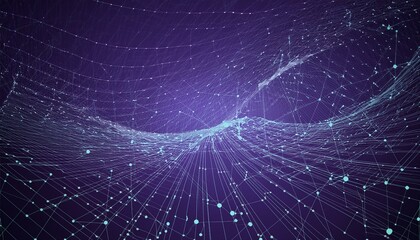 Technology Network Background.