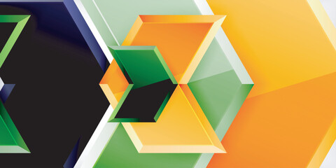 Technology dynamic arrow geometric background. Vector Illustration For Wallpaper, Banner, Background, Card, Book Illustration, landing page