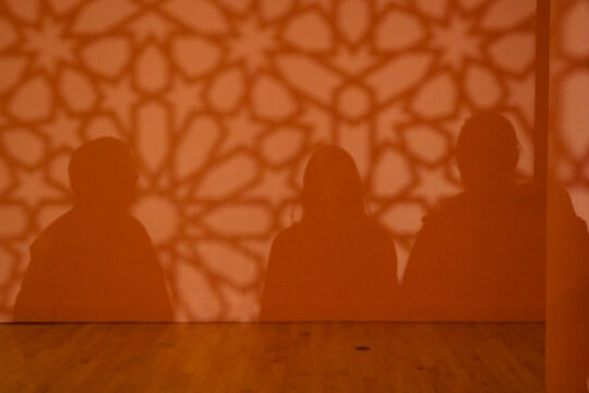 Three Shadows on Wall