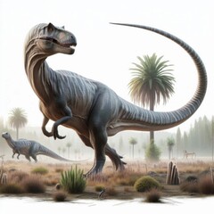 Argentinosaurus isolated on a White background 2