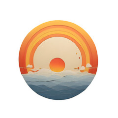 Stunning Digital Illustration of the Sun - Powerful Solar Design