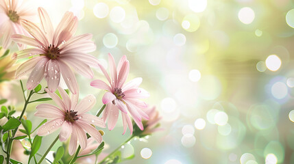 Obraz premium Spring Blossoms with Soft Bokeh Background