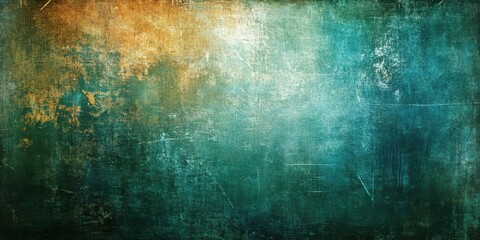 Obraz premium Soft brush strokes create a harmonious blend of deep blue hues, suggesting a serene underwater world transformed by twilight's glow. A sense of depth envelops the viewer in calmness.