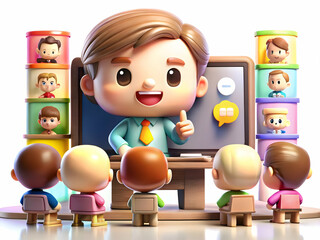 Community Manager Hosting Interactive Q&A Session Dynamic Digital Environment Audience Question Submission Real-Time Responses Ample Copy Space for Text Engaging Photo Stock Concept