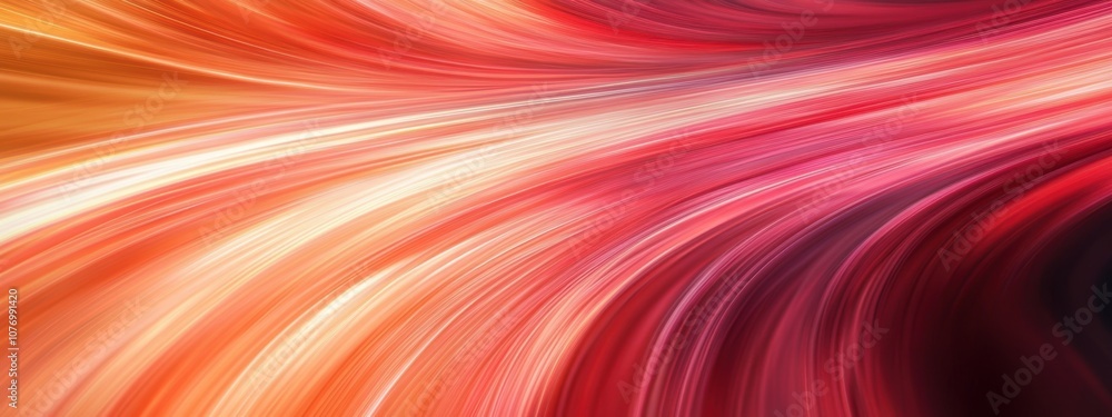 Poster vibrant light trails representing motion and energy, a captivating display of dynamic movement and v