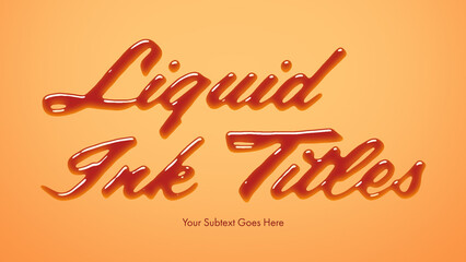 Liquid Ink Titles