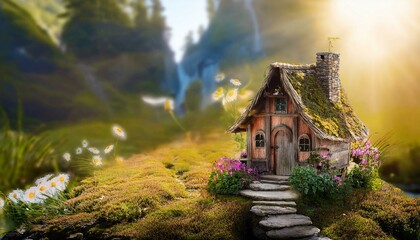 Fototapeta premium Amazing fairy house