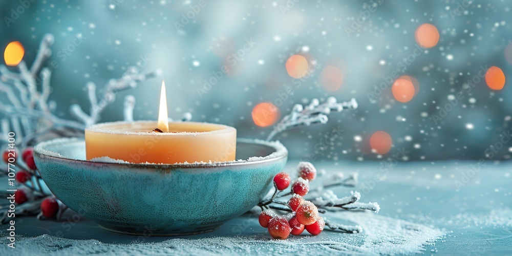Poster an up-close view of a toy house and a drawn manually vector artwork of christmas featuring snow on a
