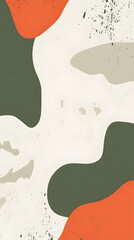 Obraz premium Abstract background with organic shapes and textured white background.