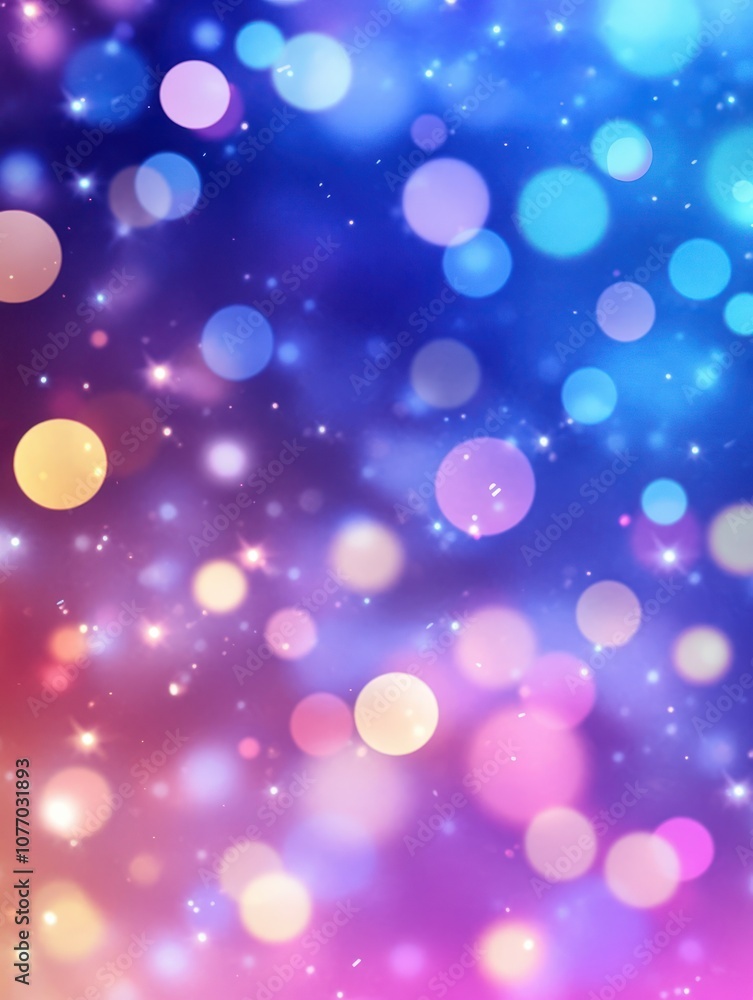Poster gradient bokeh digital network background