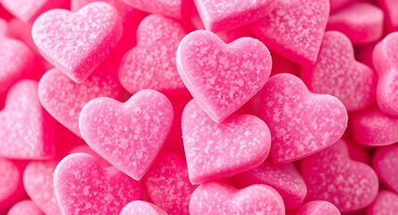 Fototapeta premium heart shaped candies