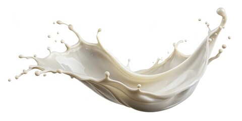 Creamy Milk Splash A Whirlwind of Flavor, milk, splash , cream