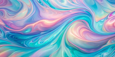 Obraz premium Abstract Swirling Liquid, digital art, abstract painting, liquid art, fluid art, psychedelic,