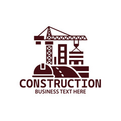 Obraz premium Construction Logo Civile construction logo design Vector Art Icons unique new free vector eps Graphics for Free and construction Logo royalty free images for your company or home or business