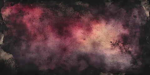 Fototapeta premium A breathtaking display of colors unfolds as pinks and purples blend into a dark horizon, creating a tranquil atmosphere that captures the essence of evening light.